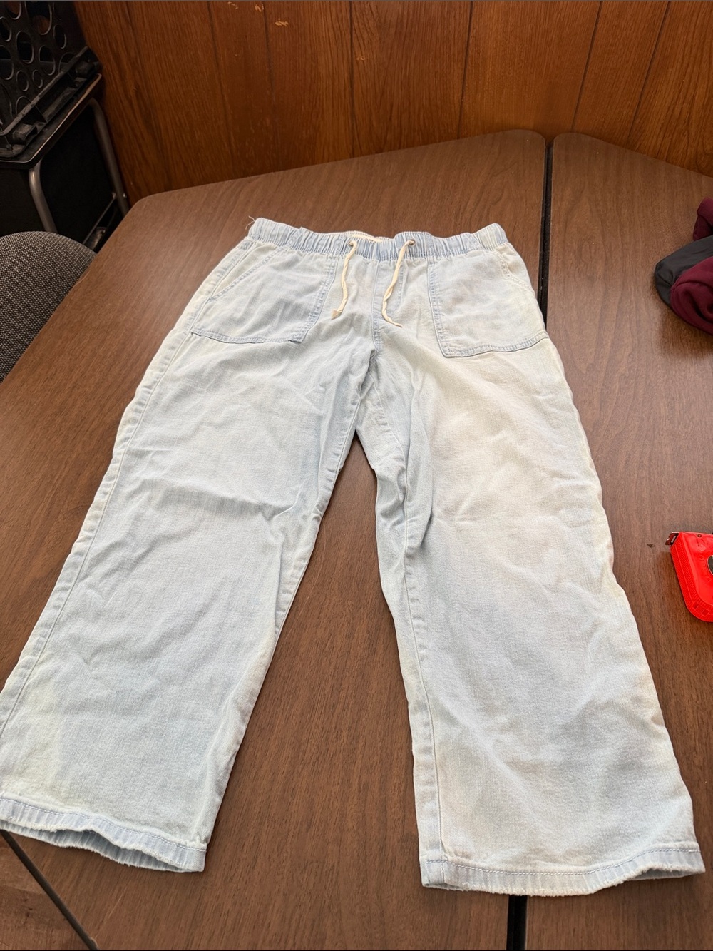 Maurices Light Blue Wide-Leg Jeans